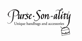 PURSE · SON · ALITY UNIQUE HANDBAGS AND ACCESSORIES logo
