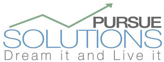 PURSUE SOLUTIONS DREAM IT AND LIVE IT logo