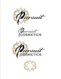 PURSUIT PURSUIT COSMETICS PURSUIT COSMETICS logo
