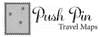 PUSH PIN TRAVEL MAPS logo