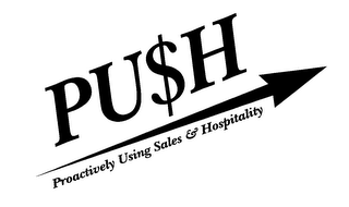 PUSH PROACTIVELY USING SALES & HOSPITALITY logo