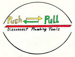 PUSH PULL DISCONNECT PLUMBING TOOLS logo