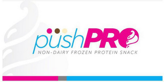 PUSHPRO NON-DAIRY FROZEN PROTEIN SNACK logo
