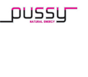 PUSSY NATURAL ENERGY logo