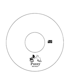 PUSSY RECORDS COMPACT DIGITAL AUDIO logo
