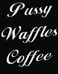 PUSSY WAFFLES COFFEE logo