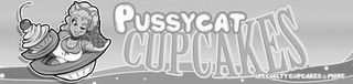 PUSSYCAT CUPCAKES SPECIALTY CUPCAKES & MORE logo