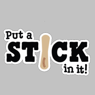 PUT A STICK IN IT! BEN & JERRY'S logo
