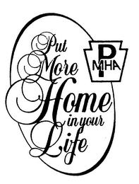 PUT MORE HOME IN YOUR LIFE PMHA logo