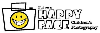 PUT ON A HAPPY FACE CHILDREN'S PHOTOGRAPHY logo