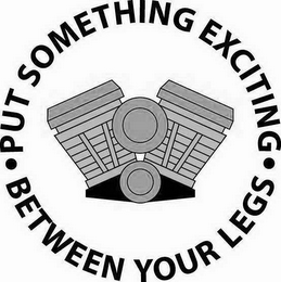 PUT SOMETHING EXCITING BETWEEN YOUR LEGS