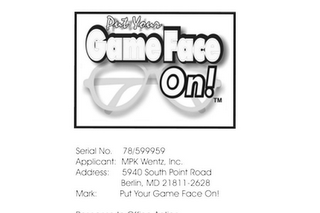 PUT YOUR GAME FACE ON! logo