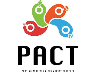 PUTTING ATHLETES & COMMUNITY TOGETHER logo