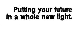 PUTTING YOUR FUTURE IN A WHOLE NEW LIGHT. logo
