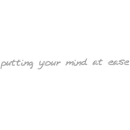 PUTTING YOUR MIND AT EASE logo