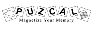 PUZCAL MAGNETIZE YOUR MEMORY logo