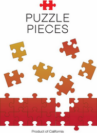 PUZZLE PIECES PRODUCT OF CALIFORNIA logo