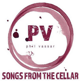 PV PHIL VASSAR SONGS FROM THE CELLAR logo