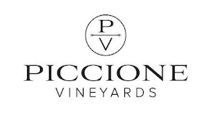 PV PICCIONE VINEYARDS logo
