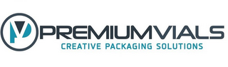 PV PREMIUMVIALS CREATIVE PACKAGING SOLUTIONS logo