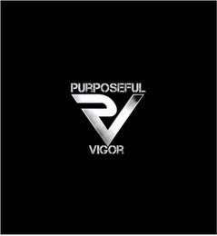 PV PURPOSEFUL VIGOR logo