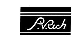 P.V. RICH logo