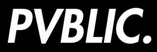 PVBLIC. logo