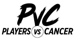 PVC PLAYERS VS CANCER logo
