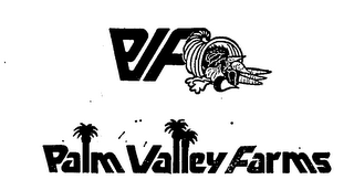 PVF PALM VALLEY FARMS logo