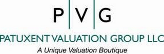 PVG PATUXENT VALUATION GROUP LLC A UNIQUE VALUATION BOUTIQUE logo