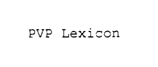PVP LEXICON logo