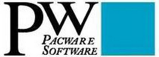 PW PACWARE SOFTWARE logo