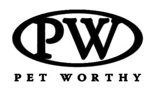 PW PET WORTHY logo