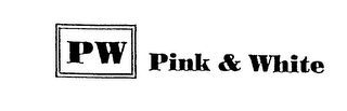 PW PINK & WHITE logo