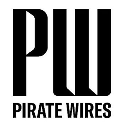 PW PIRATE WIRES logo