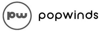 PW POPWINDS logo