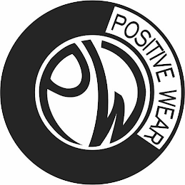 PW POSITIVE WEAR logo