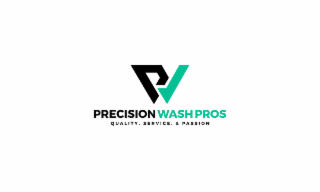 PW PRECISION WASH PROS QUALITY, SERVICE, & PASSION logo
