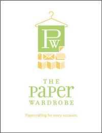 PW THE PAPER WARDROBE PAPERCRAFTING FOR EVERY OCCASION logo