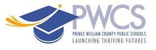 PWCS PRINCE WILLIAM COUNTY PUBLIC SCHOOLS LAUNCHING THRIVING FUTURES logo