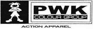 PWK COLOUR GROUP ACTION APPAREL logo