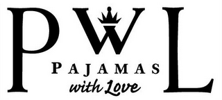 PWL PAJAMAS WITH LOVE logo
