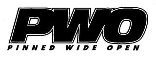 PWO PINNED WIDE OPEN logo