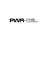 PWR-GEL logo