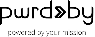 PWRD BY POWERED BY YOUR MISSION logo