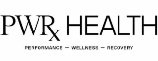 PWRX HEALTH PERFORMANCE - WELLNESS - RECOVERY logo