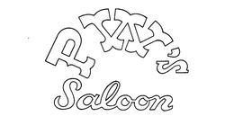 PW'S SALOON logo
