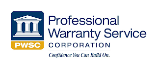 PWSC PROFESSIONAL WARRANTY SERVICE CORPORATION CONFIDENCE YOU CAN BUILD ON. logo