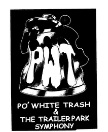 PWT PO' WHITE TRASH & THE TRAILER PARK SYMPHONY logo