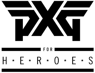 PXG FOR HEROES logo